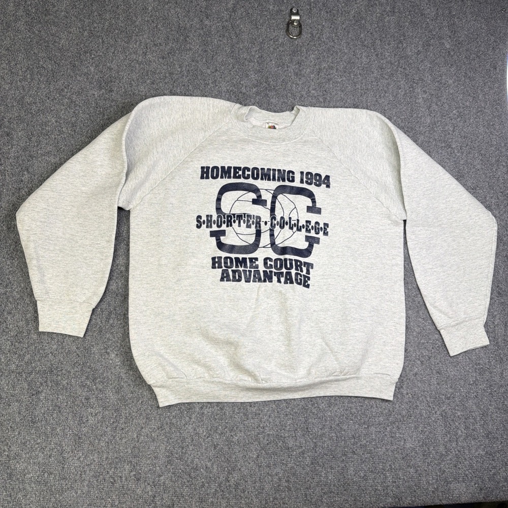 Vintage 1994 Shorter College University Homecoming Sweatshirt Size XL Rome Ga